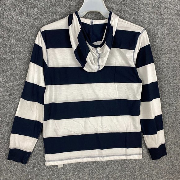 American Breed Henley Shirt 14/16 Boys Hoodie Striped Polyester Blend - Picture 7 of 8